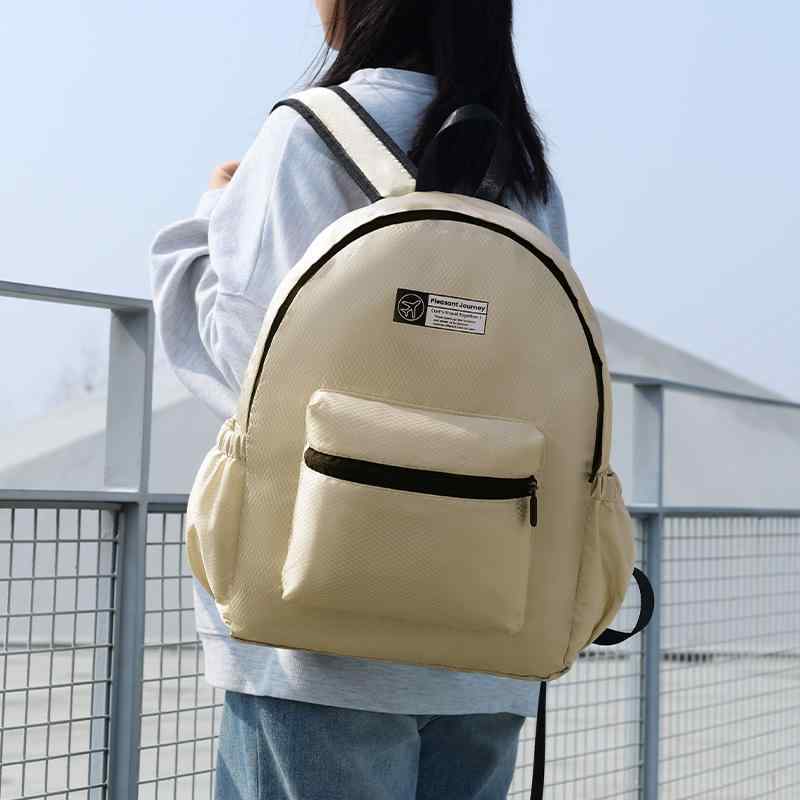 バックパック 男女兼用 リュックサック カジュアル 旅行 トラベルバッグ 大容量 A4ファイル対応 折りた..