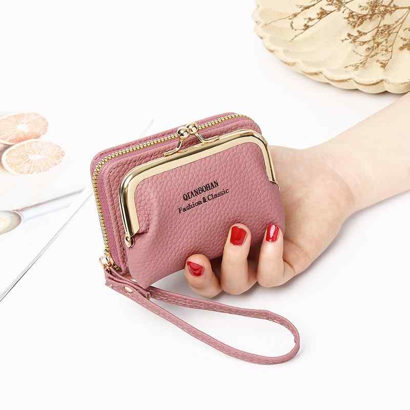 財布 レディース 二つ折り コンパクト ミニウォレット 小銭入れ コインケース 大容量カード収納 アコー..