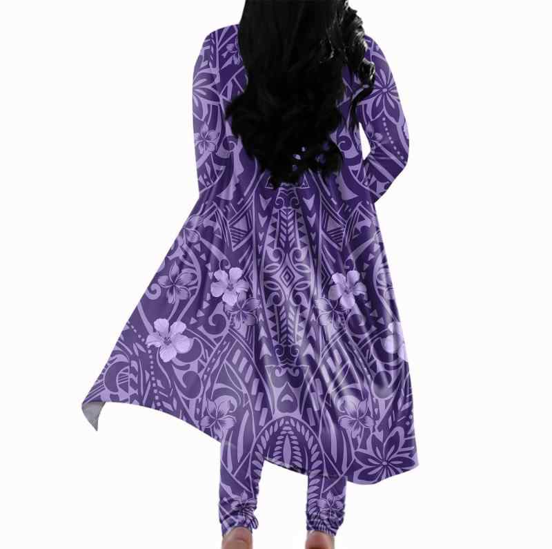 ショール レディース 長袖 ポリネシアン柄 総柄 プリント ケープ ポンチョ 羽織り 秋冬 ゆったり リラ..