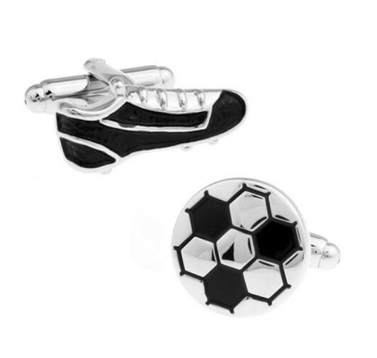 カフスボタン メンズ サッカーボール サッカーシューズ モチーフ 個性的 スポーツ おしゃれ フォーマル..