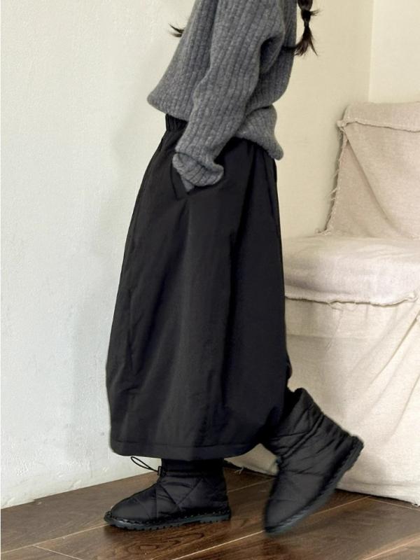 スカート 女の子 キッズ 中大童 秋冬 厚手 中綿入り 柔らかな肌触り おしゃれ 韓国風 コットン ポリエ..