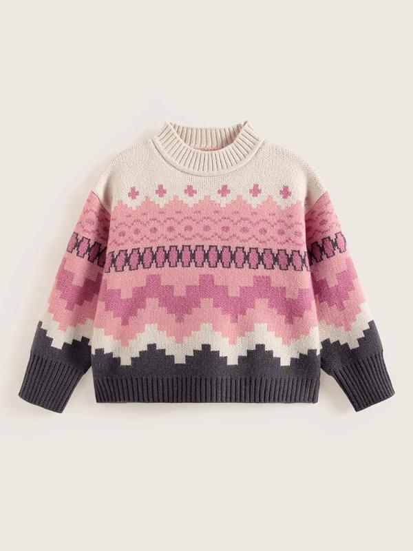 キッズ ガールズ あったか 厚手 ニット 丸首 アクリル 柔らかい かわいい おしゃれ 韓国子供服 秋冬 冬..