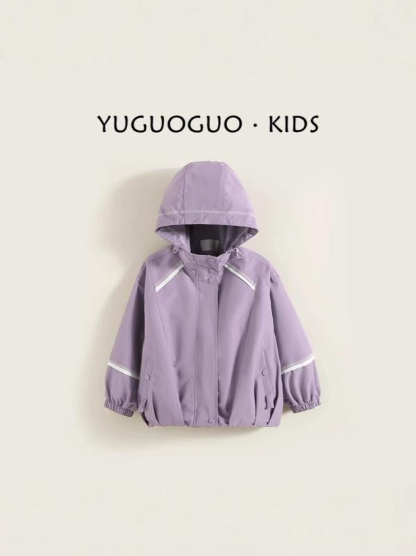 マウンテンパーカー 女の子 子供 ジュニア フード付き フルジップ 長袖 春秋 アウトドア スポーツウェ..