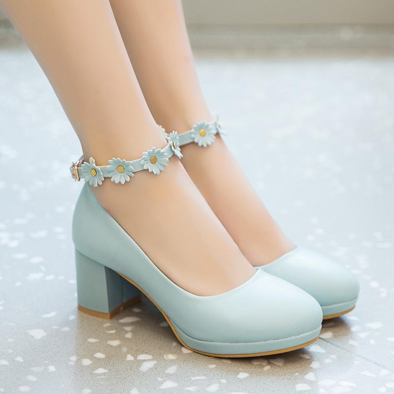 ガールズ シューズ 女の子 キッズ ジュニア 学生 本革 レザー ヒール パンプス プリンセスシューズ か..