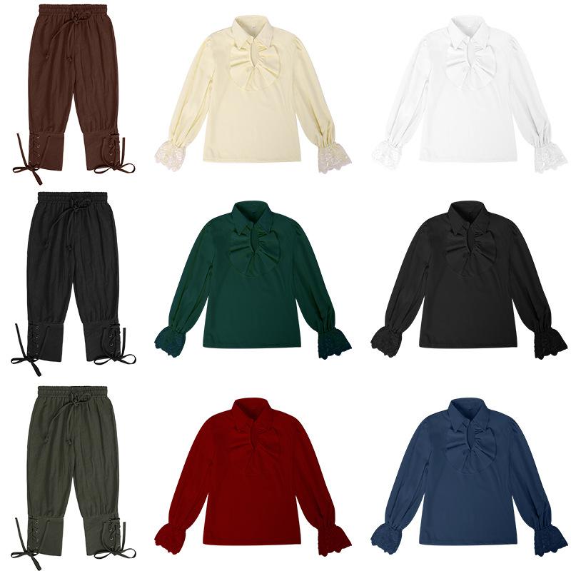 ハロウィン コスチューム キッズ 子供 男女兼用 中世 海賊 ルネサンス スコットランド ジャコバイト シ..