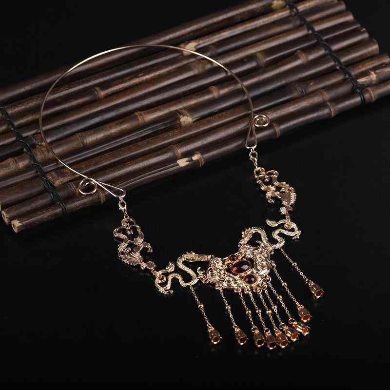 ネックレス チョーカー 漢服 明宋様式 中国伝統衣装 古風 アンティーク調 瓔珞 タッセル 優雅 万能 ハ..