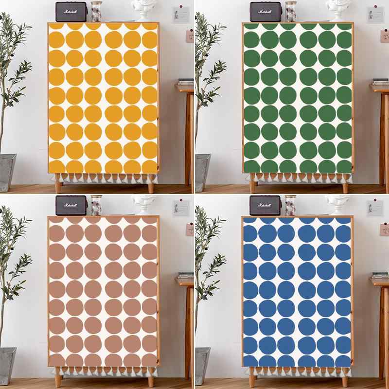 のれん 穴あけ不要 マジックテープ 取り付け簡単 防塵 目隠し 間仕切り キッチン 台所 ダイニング 玄関 クローゼット キャビネット 収納棚 装飾 布製 ポリエステル製 モダン シンプル 多機能 カーテン