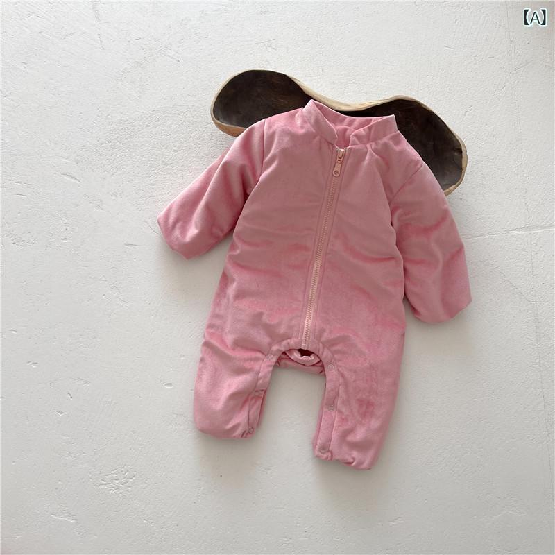 ベビー ロンパース 男の子 女の子 男女兼用 あったか 裏起毛 厚手 中国風 春節 新年 お正月 祝い着 晴れ着 ベスト セット コットン 長袖 冬物