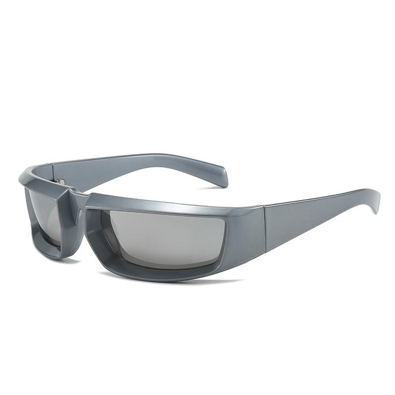 Other - サングラス UV400 UVカット Y2K 未来感 テック系 ストリート系 欧米風 インスタ映え おしゃれ ドライビング アウトドア 旅行 フェス レジャー ファッション小物 普段使い