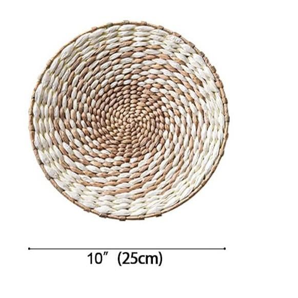 壁飾り 手作り 北欧 おしゃれ 天然素材 草編み 藤編み ラタン 玄関 リビング ダイニング 寝室 子供部屋 ウォールデコレーション インテリア雑貨 ナチュラル アート