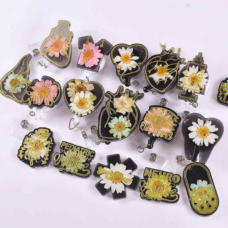 シリコンモールド レジン型 スクエア フォトフレーム 樹脂 シリコン DIY ハンドメイド 伸縮リールキーホルダー 伸びる IDカード 医療従事者 医師 看護師 名札 識別バッジ 手作り オリジナル作成 クリアレジン