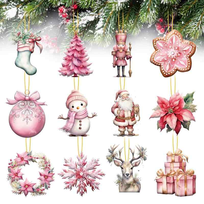 アクセサリー 独立記念日 愛国 木製 ヴィンテージ レトロ オーナメント 飾り アメリカン パーティー デコレーション 24個セット 吊り下げ チャーム 十字架 クラウン 数字 かわいい