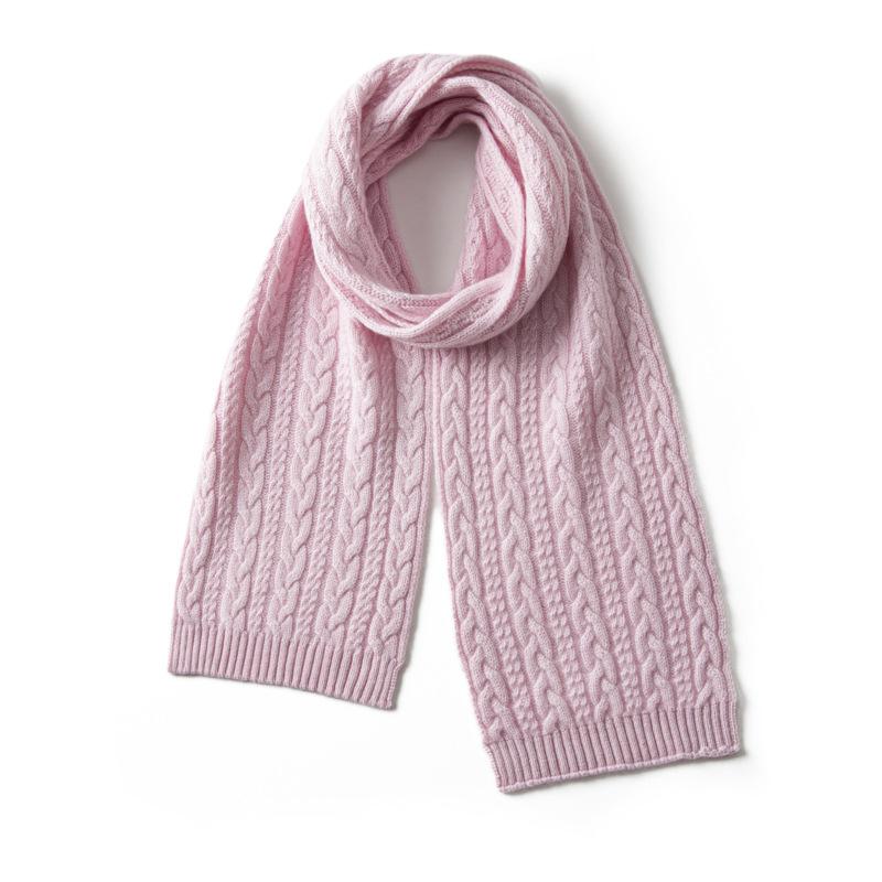 マフラー 子供 ベビー 男の子 女の子 学生 100% カシミヤ 厚手 保温 防寒 ケーブル編み 暖かい ネック..