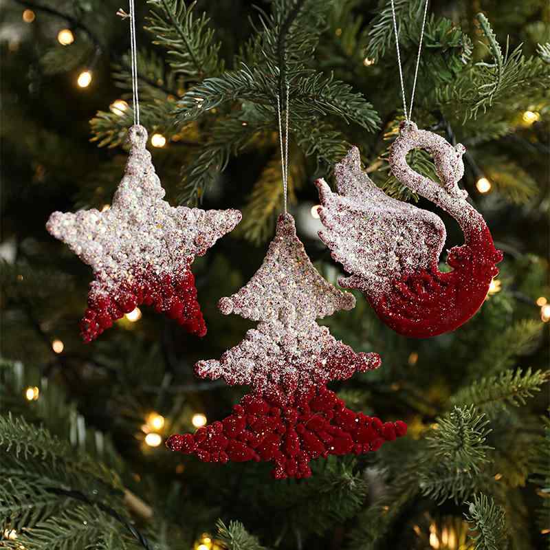 ・素材: プラスチック・デザイン: ハイヒール、バレリーナ、ヘラジカ、小さなネジ、クリスマスツリー、五芒星、白鳥、翼、雪の結晶A、雪の結晶B、雪の結晶C・スタイル: ヨーロピアン、ライトラグジュアリー・適用祝日: クリスマス