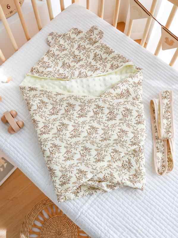 おくるみ ベビー 新生児 赤ちゃん 綿100% ガーゼ 通気性 快適 柔らか 肌に優しい キャラクタープリント..