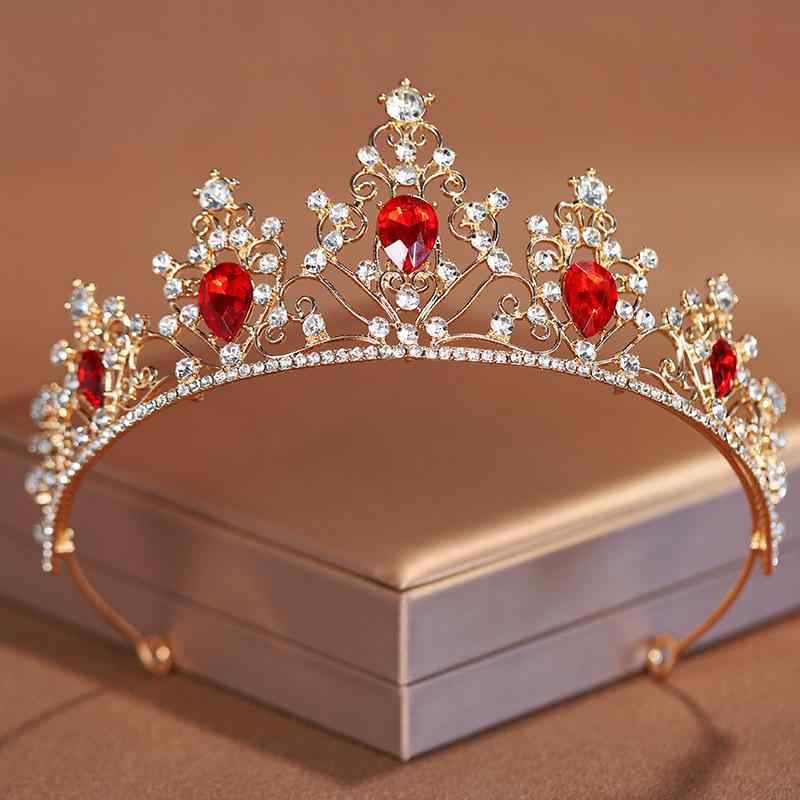 ヘアアクセサリー レディース 欧米風 ゴージャス 存在感 冠 ティアラ クラウン 花嫁 ブライダル ウェデ..