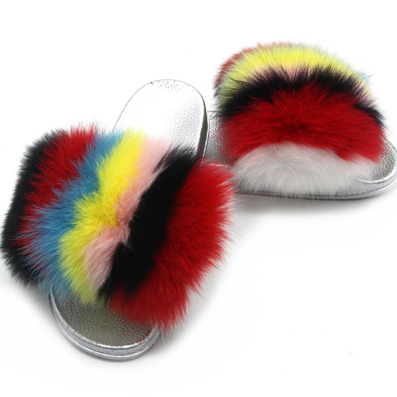 サンダル レディース 軽量 通気性 滑り止め フォックスファー モコモコ シルバー 銀色 ワンバンド ルームシューズ 室内履き PVC