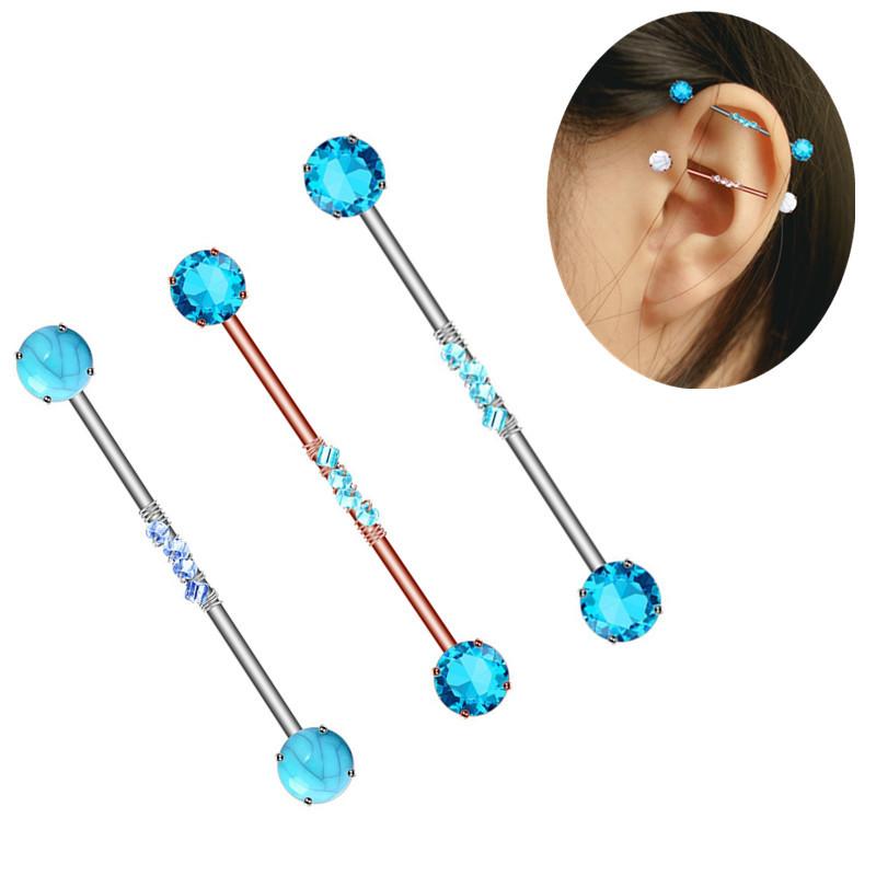 ピアス レディース ステンレス製 電気メッキ加工 ジルコニア ハート形 個性的 大胆 存在感のある 欧米スタイル ファッション オフィス 通勤 OL 軟骨ピアス イヤーカフ 耳飾り