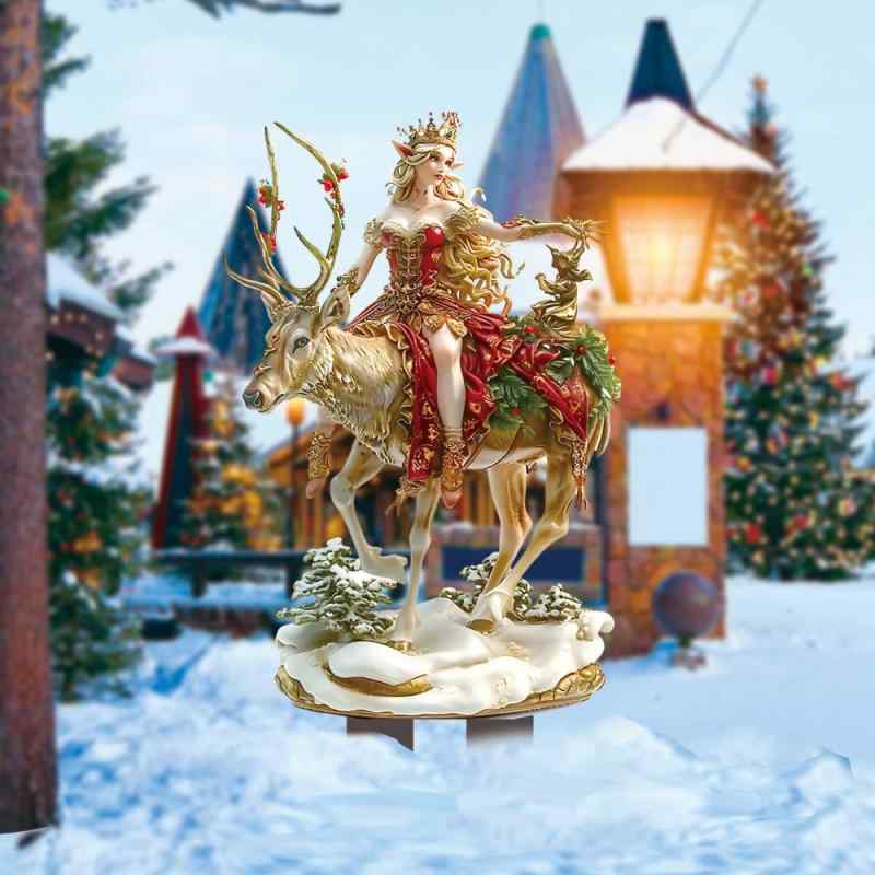 クリスマスオーナメント 子供 トナカイ プリンセス かわいい おしゃれ アクリル製 アメリカンカントリ..