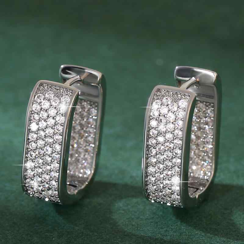 ピアス イヤリング レディース 高級感 銅製 ジルコニア 幾何学 立体 スクエア 四角形 シンプル デイリー 普段使い オフィス カジュアル おしゃれ ファッション 小物 欧米風 シルバー