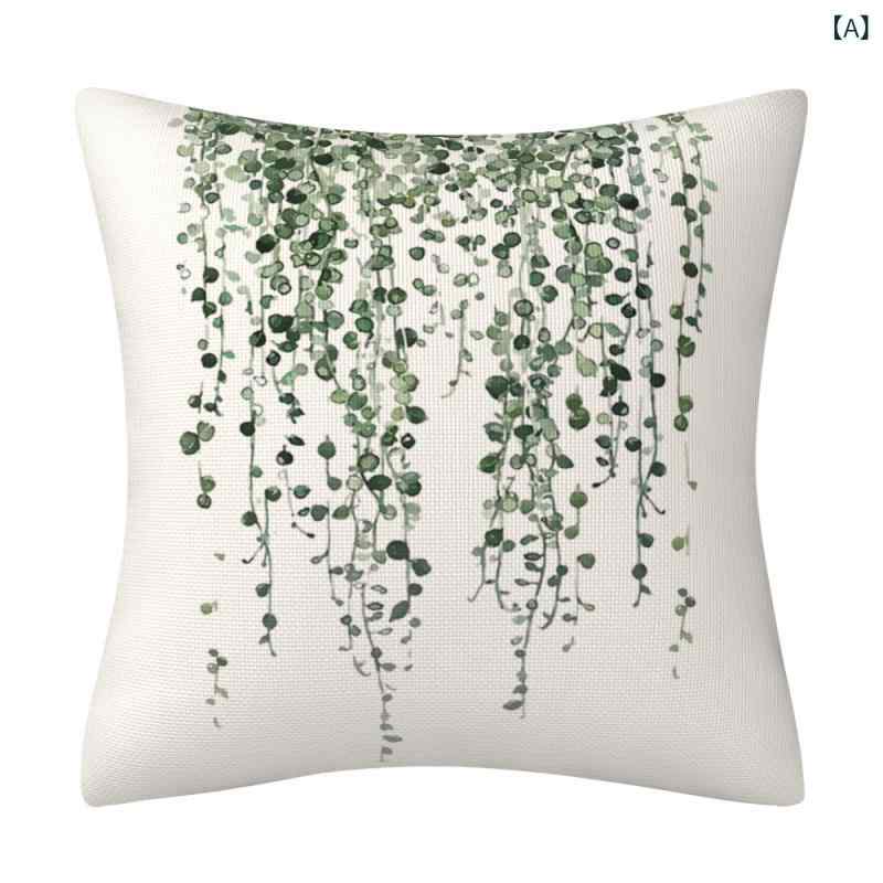 ・カテゴリ: 抱枕カバー・主な素材: ポリエステル・柄: 植物の花柄・サイズ: 45×45cm・スタイル: モダンシンプル