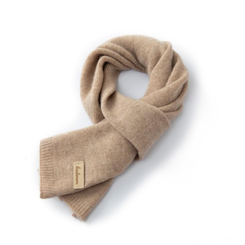 保温 防寒 暖かい 柔らかな肌触り マフラー ストール キッズ ベビー 男女兼用 カシミヤ ニット ロング..