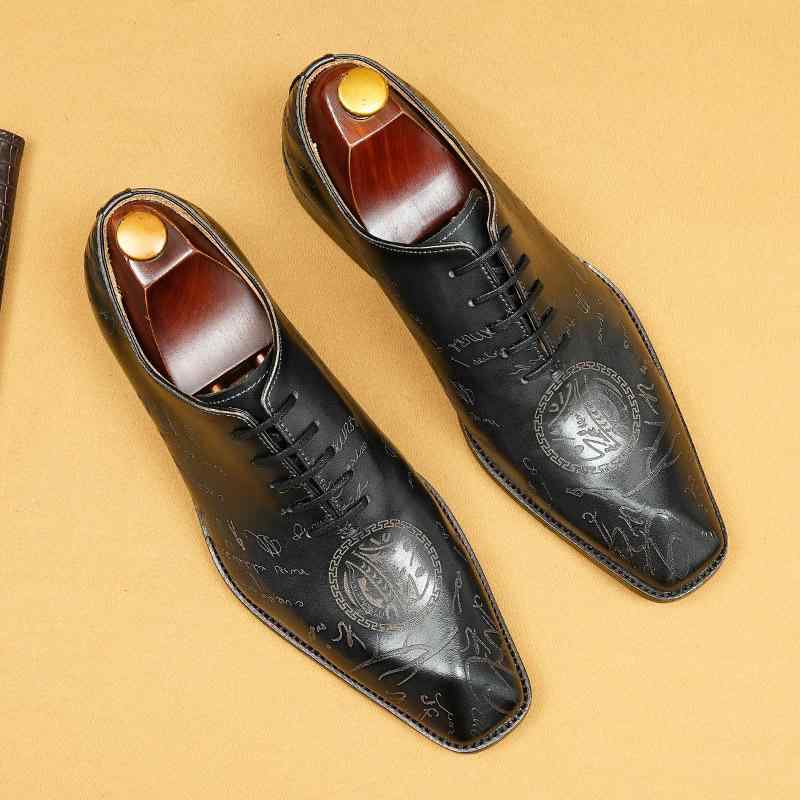 オックスフォードシューズ メンズ 本革 ビジネス フォーマル 通気性 牛革裏地 一枚仕立て スクエアトゥ..