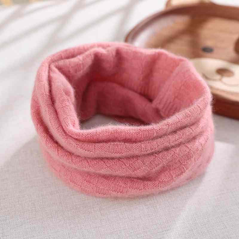 ネックウォーマー スヌード キッズ ベビー 子供用 男女兼用 高級感 カシミヤ ニット 保温 厚手 あった..