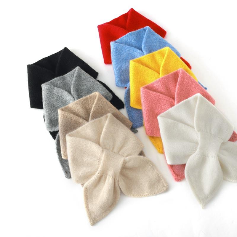 ネックウォーマー 男女兼用 キッズ 子供 秋冬 カシミヤ 保温 防寒 ショート丈 ミニマフラー スヌード ..