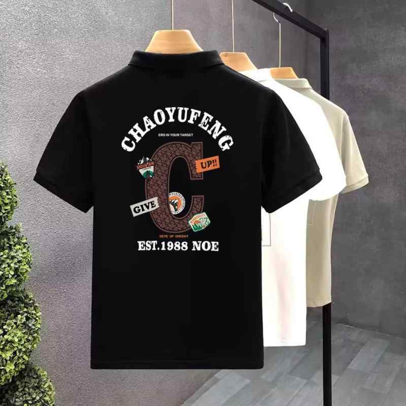 ポロシャツ メンズ 春夏 カジュアル ゆったり ルーズフィット 襟付き 半袖 大きいサイズ ビッグサイズ ポリエステル素材 普段使い ストリートファッション おしゃれ