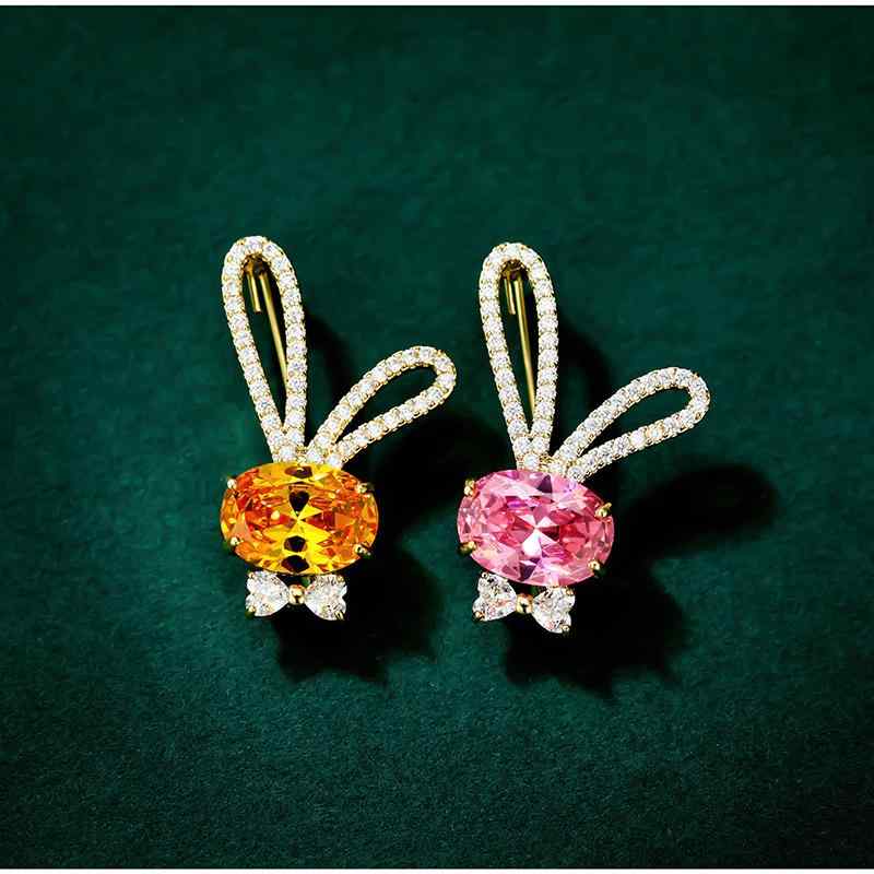 ブローチ 男女兼用 かわいい エレガント 上品 韓国風 銅製 ピンク うさぎ ラビット 動物モチーフ ピンブローチ ファッション小物 ワンポイントアクセント 普段使い フォーマル カジュアル 入学式 卒業式 結婚式 パーティー アクセサリー