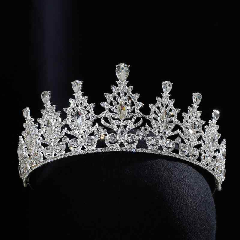 ヘッドドレス 花嫁 ブライダル ティアラ クラウン 王冠 韓国風 高級感 華やか シンプル 輝くジルコニア..