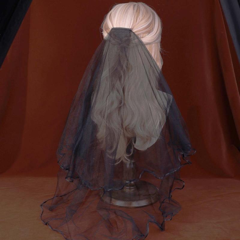 ヘッドドレス レディース プロポーズ 入籍 記念撮影 ウェディング用 ベール シンプル エレガント ロマ..