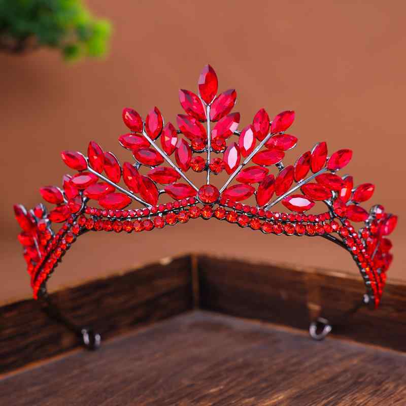 ヘッドドレス レディース バロック 王冠 クラウン ラインストーン ブライダル 結婚式 ウェディング 花嫁 まとめ髪 アップヘア 合金製 電気メッキ加工 披露宴 二次会 パーティー お呼ばれ 髪飾り ヘアアクセサリー 欧米風