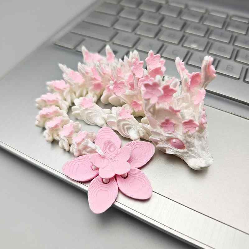 フィギュア 3Dプリント 関節可動 リアル 動物 桜龍 模型 デスクトップ 置物 インテリア オブジェ 大人..