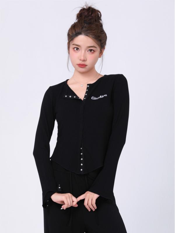 ・柄: 無地・性別: 女性・カテゴリ: ダンス服・スタイル: 社交ダンス・主な素材: 綿95%・裏地素材: 綿95%・おすすめシーン: ランニング、フィットネス、スポーツ、ダンス・カラー展開: ブラック、ワインレッド、ライトパープル・袖丈: 半袖、長袖・サイズ展開: M、L、XL、XXL、XXXL、4XL
