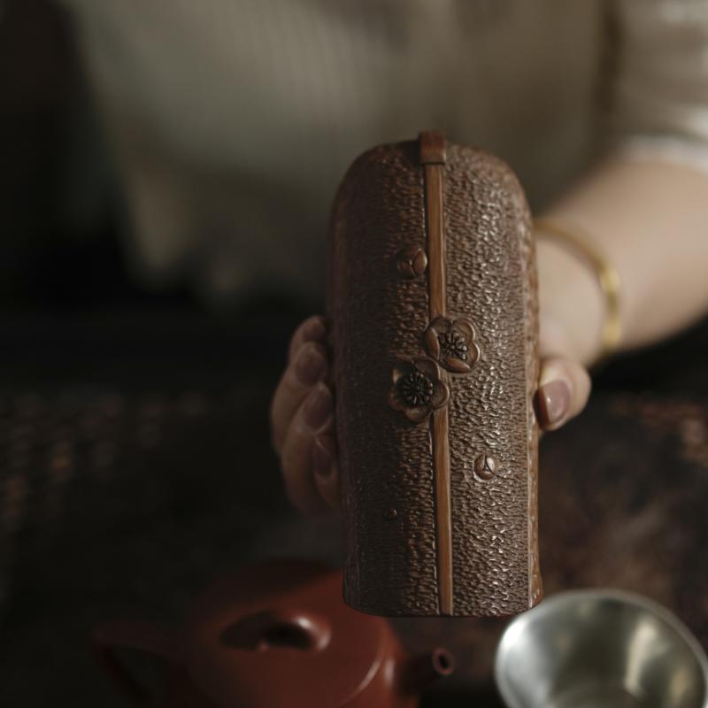 楽天セキュアデポ茶則 手彫り 煤竹 新中式 レトロ 中国風 茶道用具 茶葉匙 茶葉スクープ 茶器 茶さじ アンティーク 伝統工芸品 上質 おしゃれな茶道具 中国茶席用