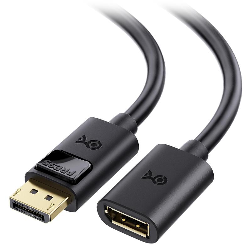 Cable Matters Gold Plated DisplayPort Male to Female Extension Adapter