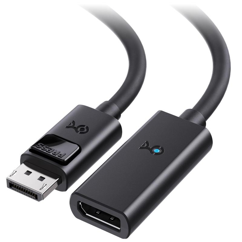セキュアデポのCable Matters Gold Plated DisplayPort Male to Female Extension Adapter｜アングル2