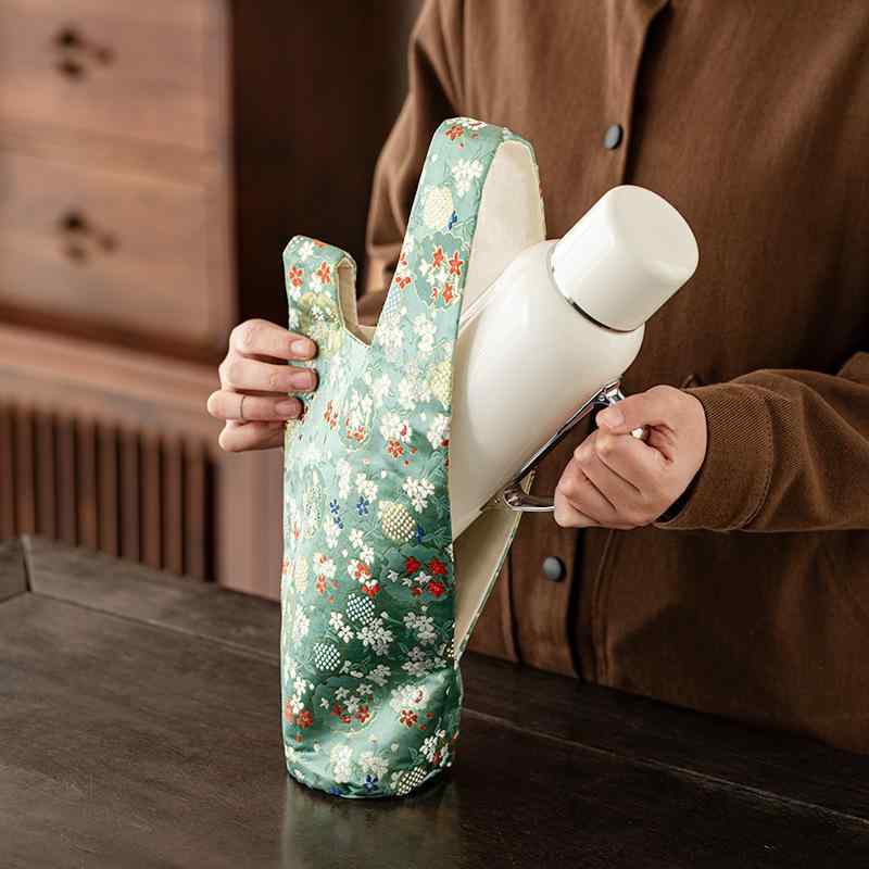 手提げバッグ ボトルホルダー レディース 旅行 大容量 軽量 保温保冷 水筒 マイボトル タンブラー ティ..