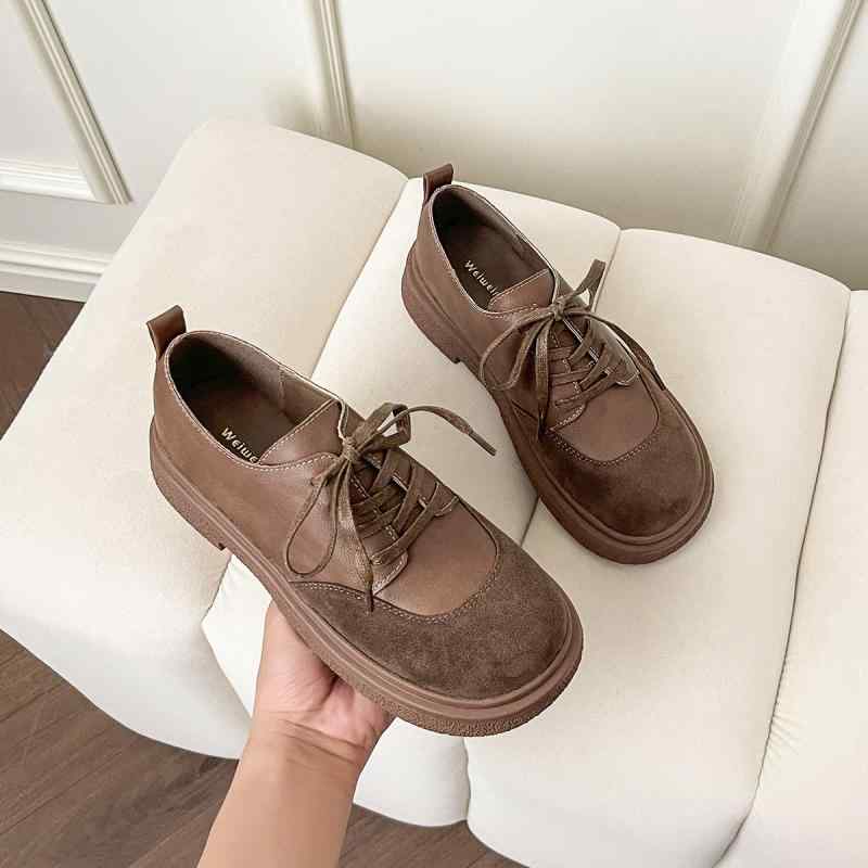 ローファー レディース 保温 耐摩耗 ソフトソール 通勤 デイリーユース オールシーズン 厚底 ミドルチ..