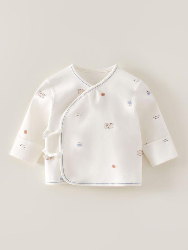 短肌着 新生児 ベビー 男の子 女の子 男女兼用 綿100% A類 縫い目なし 柔軟加工 オールシーズン 出産準..