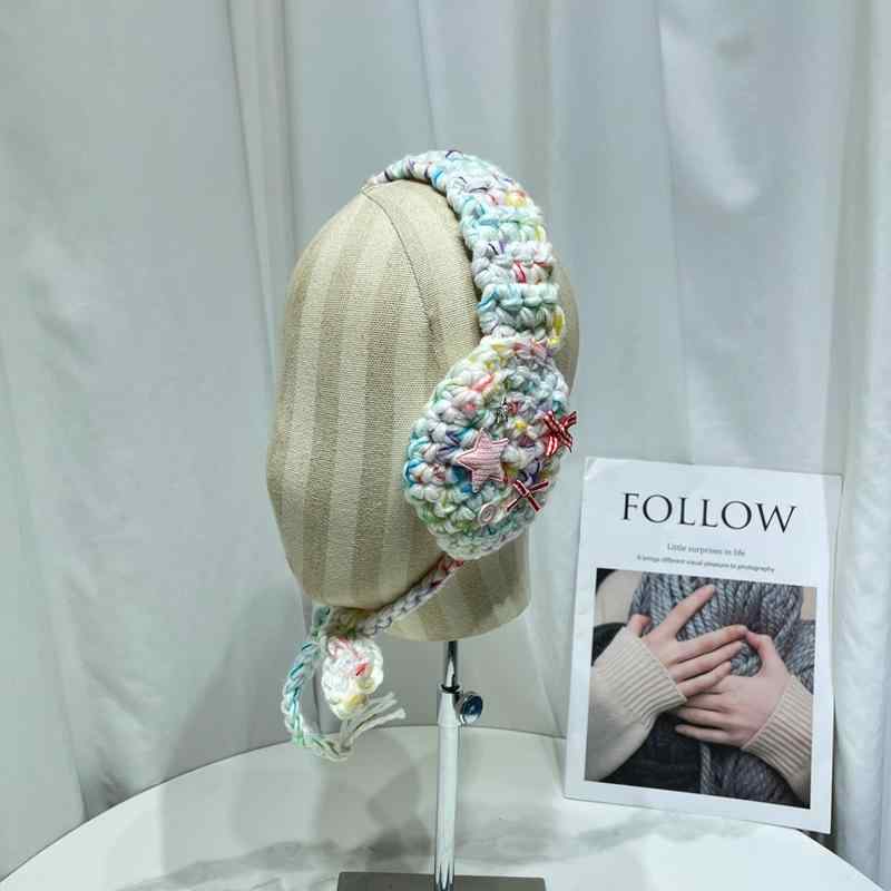 イヤーマフ レディース 防寒 保温 あったか ニット 毛糸 耳あて 韓国 ファッション スイート かわいい ..