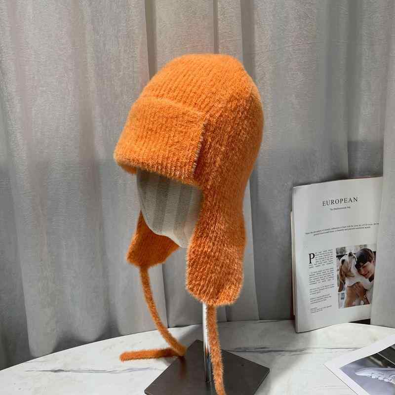 ・カテゴリ: 雷鋒帽・帽頂スタイル: 丸型・帽檐スタイル: ツバなし・カラー展開: オレンジ、イエロー、ライトグリーン、ブラック、カーキ、キャメル、オフホワイト・サイズ展開: M（56-58cm）・機能: 日焼け防止、通気性、保温、防風、日...