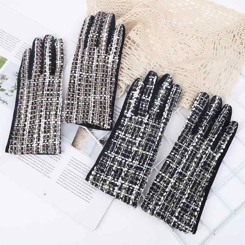 手袋 レディース 秋冬 ニット 保温 �