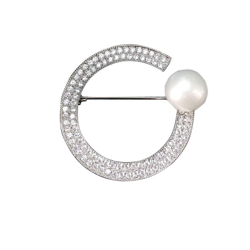 ブローチ レディース メンズ 韓国風 ファッション シンプル 上品 エレガント 電気メッキ加工 合金製 ジルコニア パール装飾 コサージュ 卒業式 入学式 結婚式 パーティー 通勤 オフィス 多彩なカラー展開