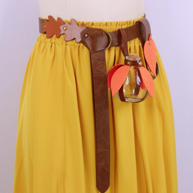 コスプレ小物 大人用 メンズ レディース 魔法 ポーションボトル レザーポーチ スチームパンク風 ファンタジー 衣装 仮装 小道具 携帯用 ウエスト ベルト装着可能 アンティーク調 ガラス瓶カバー 収納