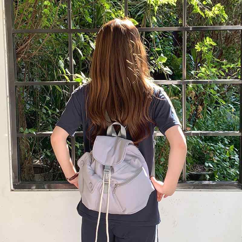 リュックサック レディース 防水 ナイロン クッション入りショルダーベルト デイリーユース 通勤 通学 ..