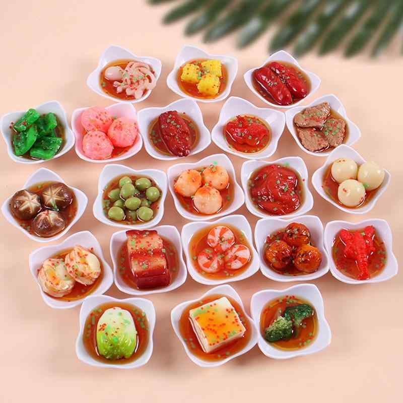 ミニチュア 食品サンプル 料理プレート キーホルダー リアル 精巧 PVC製 手作り ハンドメイド かわいい..
