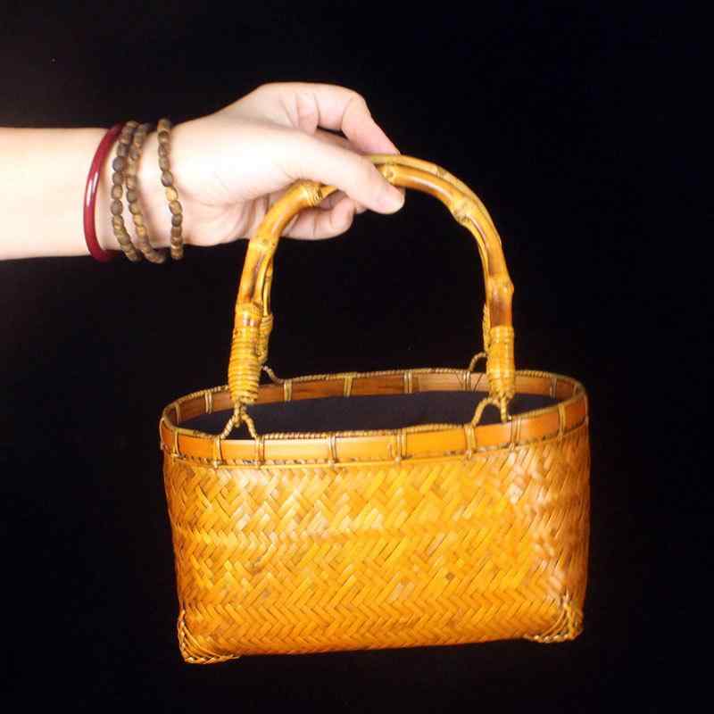 ・カテゴリ: 手工包・素材: 竹・仕様: 伝統工芸、ハンドメイド・カラー展開: レッド、イエロー・サイズ展開: ミニ